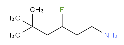 3-fluoro-5,5-dimethylhexan-1-amine