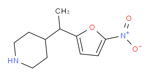 4-[1-(5-nitrofuran-2-yl)ethyl]piperidine