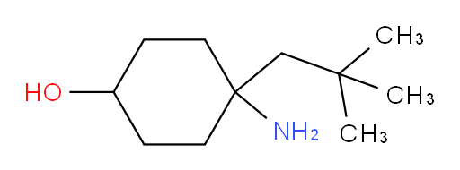 4-amino-4-(2,2-dimethylpropyl)cyclohexan-1-ol