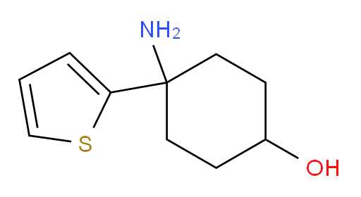 4-amino-4-(thiophen-2-yl)cyclohexan-1-ol