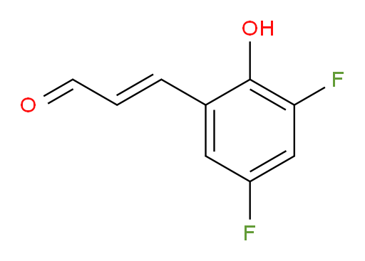 3-(3,5-difluoro-2-hydroxyphenyl)prop-2-enal