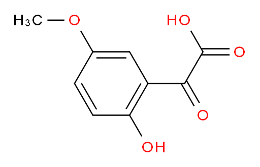 2-(2-hydroxy-5-methoxyphenyl)-2-oxoacetic acid
