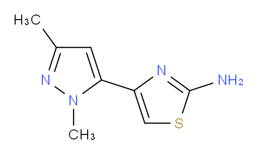 4-(1,3-dimethyl-1H-pyrazol-5-yl)-1,3-thiazol-2-amine