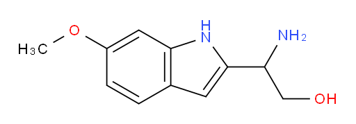 2-amino-2-(6-methoxy-1H-indol-2-yl)ethan-1-ol