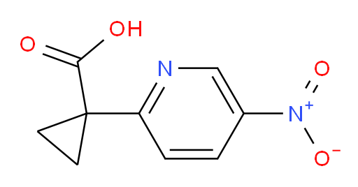 1-(5-nitropyridin-2-yl)cyclopropane-1-carboxylic acid