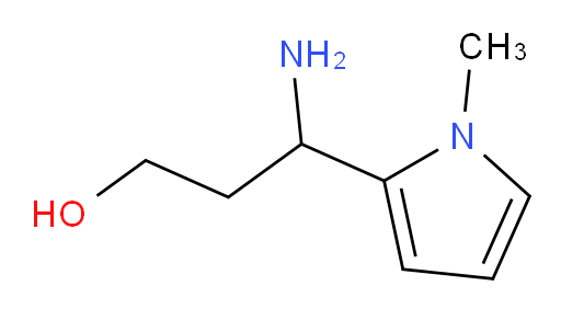 3-amino-3-(1-methyl-1H-pyrrol-2-yl)propan-1-ol