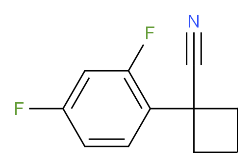 1-(2,4-difluorophenyl)cyclobutane-1-carbonitrile