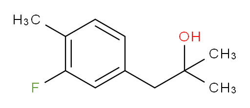 1-(3-fluoro-4-methylphenyl)-2-methylpropan-2-ol