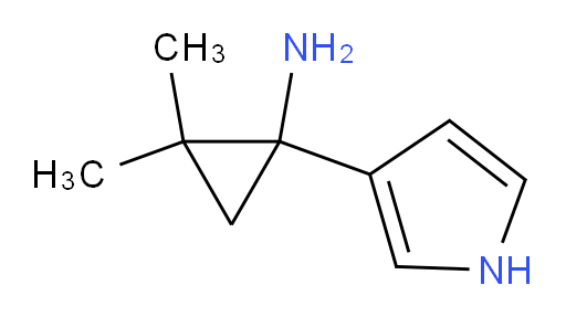 2,2-dimethyl-1-(1H-pyrrol-3-yl)cyclopropan-1-amine