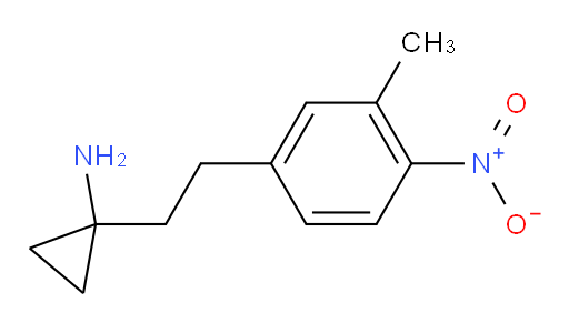1-[2-(3-methyl-4-nitrophenyl)ethyl]cyclopropan-1-amine