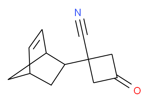 1-{bicyclo[2.2.1]hept-5-en-2-yl}-3-oxocyclobutane-1-carbonitrile
