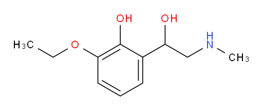 2-ethoxy-6-[1-hydroxy-2-(methylamino)ethyl]phenol
