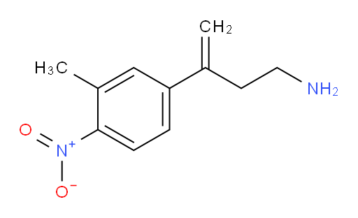 3-(3-methyl-4-nitrophenyl)but-3-en-1-amine