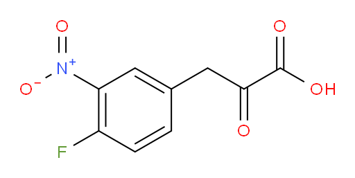 3-(4-fluoro-3-nitrophenyl)-2-oxopropanoic acid