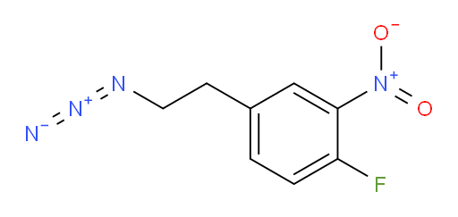 4-(2-azidoethyl)-1-fluoro-2-nitrobenzene