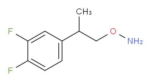 O-[2-(3,4-difluorophenyl)propyl]hydroxylamine