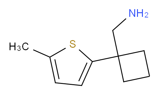 [1-(5-methylthiophen-2-yl)cyclobutyl]methanamine
