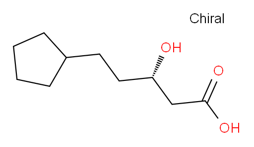(3S)-5-cyclopentyl-3-hydroxypentanoic acid