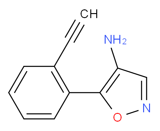5-(2-ethynylphenyl)-1,2-oxazol-4-amine