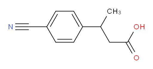 3-(4-cyanophenyl)butanoic acid