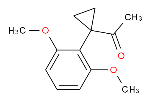 1-[1-(2,6-dimethoxyphenyl)cyclopropyl]ethan-1-one
