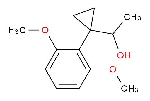 1-[1-(2,6-dimethoxyphenyl)cyclopropyl]ethan-1-ol