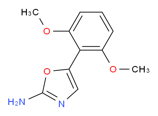 5-(2,6-dimethoxyphenyl)-1,3-oxazol-2-amine