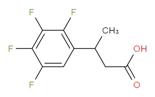 3-(2,3,4,5-tetrafluorophenyl)butanoic acid