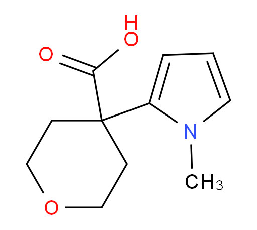 4-(1-methyl-1H-pyrrol-2-yl)oxane-4-carboxylic acid