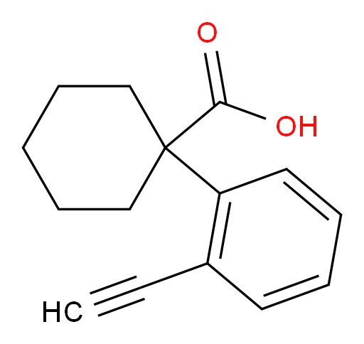 1-(2-ethynylphenyl)cyclohexane-1-carboxylic acid