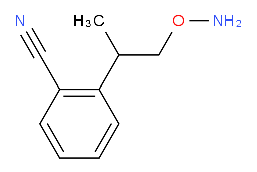 2-[1-(aminooxy)propan-2-yl]benzonitrile