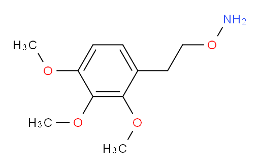 O-[2-(2,3,4-trimethoxyphenyl)ethyl]hydroxylamine