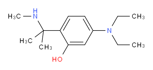 5-(diethylamino)-2-[2-(methylamino)propan-2-yl]phenol