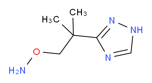 O-[2-methyl-2-(1H-1,2,4-triazol-3-yl)propyl]hydroxylamine