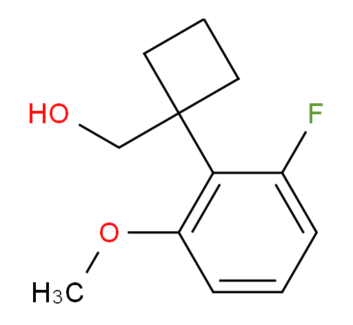 [1-(2-fluoro-6-methoxyphenyl)cyclobutyl]methanol