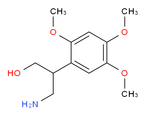 3-amino-2-(2,4,5-trimethoxyphenyl)propan-1-ol