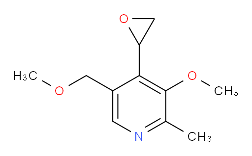 3-methoxy-5-(methoxymethyl)-2-methyl-4-(oxiran-2-yl)pyridine