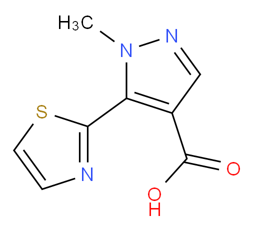 1-methyl-5-(1,3-thiazol-2-yl)-1H-pyrazole-4-carboxylic acid