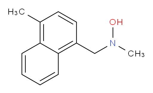 N-methyl-N-[(4-methylnaphthalen-1-yl)methyl]hydroxylamine