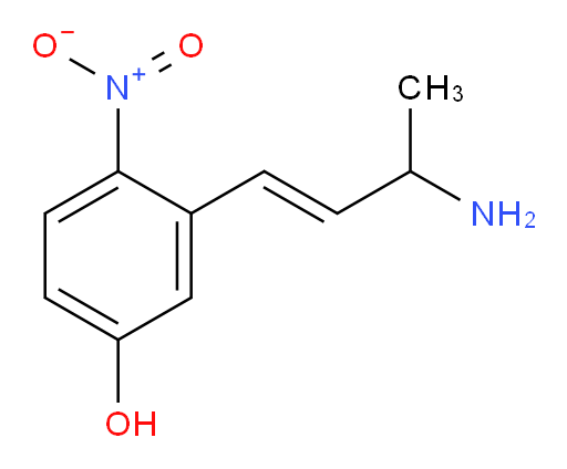 3-(3-aminobut-1-en-1-yl)-4-nitrophenol