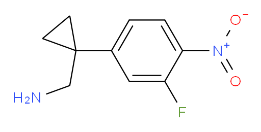 [1-(3-fluoro-4-nitrophenyl)cyclopropyl]methanamine