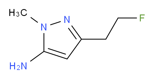 3-(2-fluoroethyl)-1-methyl-1H-pyrazol-5-amine
