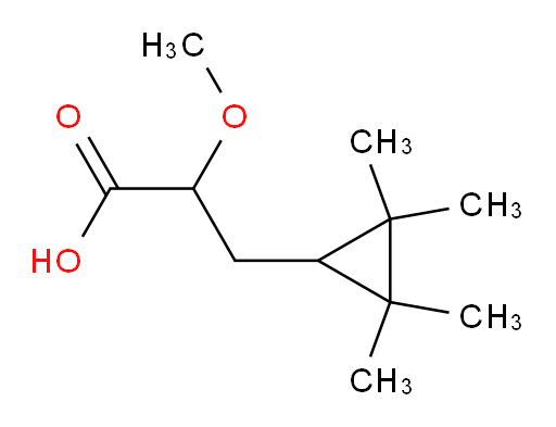 2-methoxy-3-(2,2,3,3-tetramethylcyclopropyl)propanoic acid
