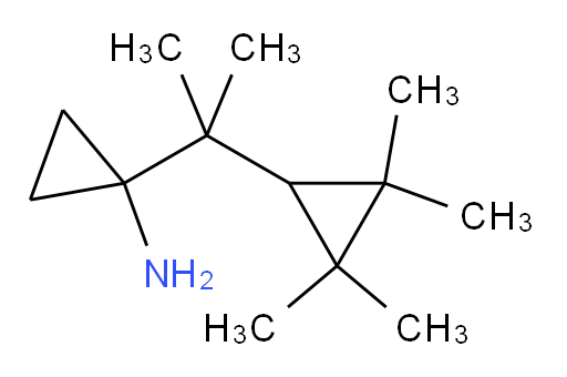 1-[2-(2,2,3,3-tetramethylcyclopropyl)propan-2-yl]cyclopropan-1-amine