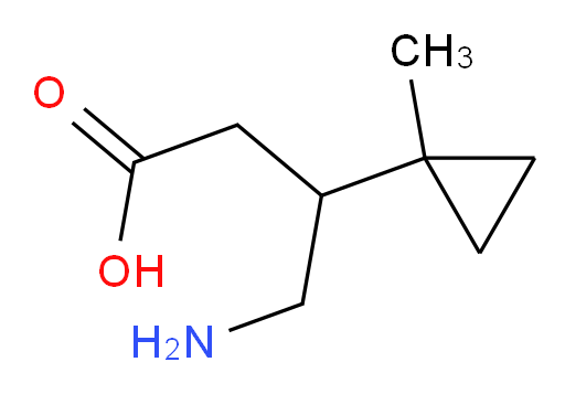 4-amino-3-(1-methylcyclopropyl)butanoic acid