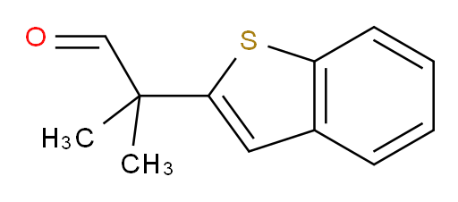 2-(1-benzothiophen-2-yl)-2-methylpropanal