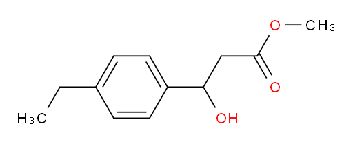 methyl 3-(4-ethylphenyl)-3-hydroxypropanoate