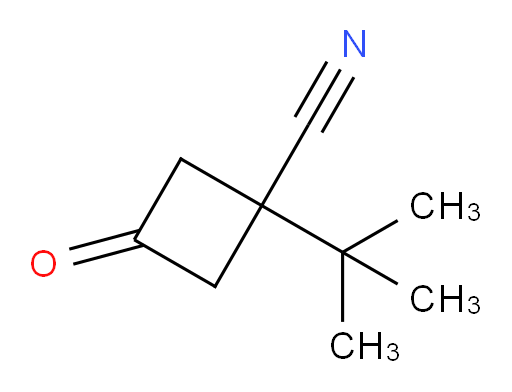 1-tert-butyl-3-oxocyclobutane-1-carbonitrile