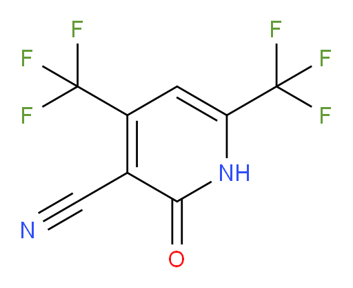 2-oxo-4,6-bis(trifluoromethyl)-1,2-dihydropyridine-3-carbonitrile
