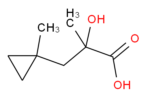 2-hydroxy-2-methyl-3-(1-methylcyclopropyl)propanoic acid
